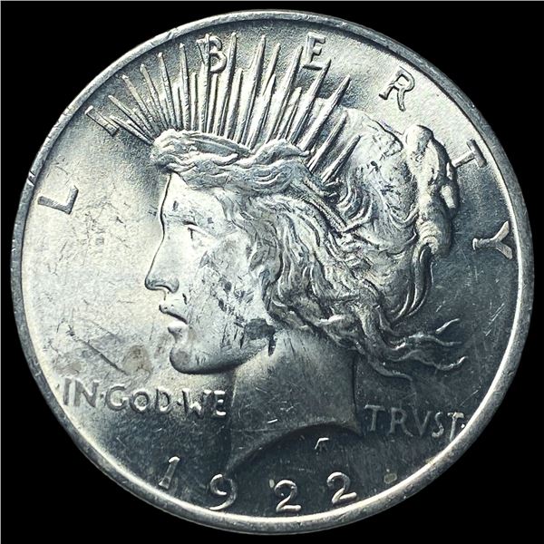 1922 Silver Peace Dollar GEM BU