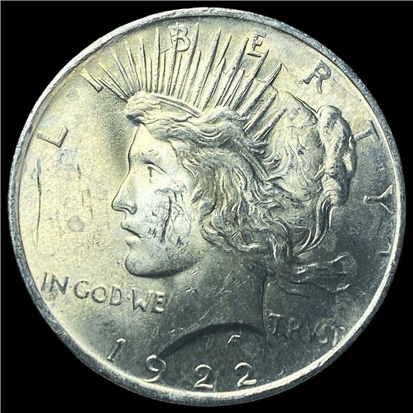 1922 Silver Peace Dollar CHOICE BU