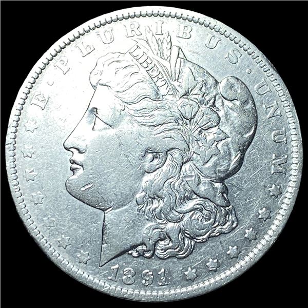 1891-O Silver Morgan Dollar NEARLY  UNCIRCULATED