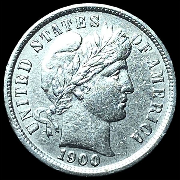 1900-S Silver Barber Dime CLOSELY  UNCIRCULATED