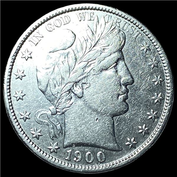 1900-S Silver Barber Half Dollar NEARLY  UNCIRCULATED