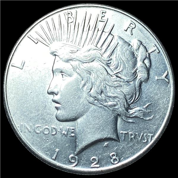1928-S Silver Peace Dollar CLOSELY  UNCIRCULATED