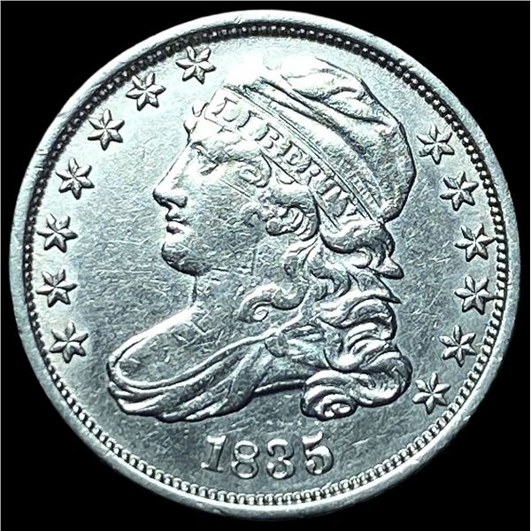 1835 Silver Capped Bust Dime CLOSELY  UNCIRCULATED