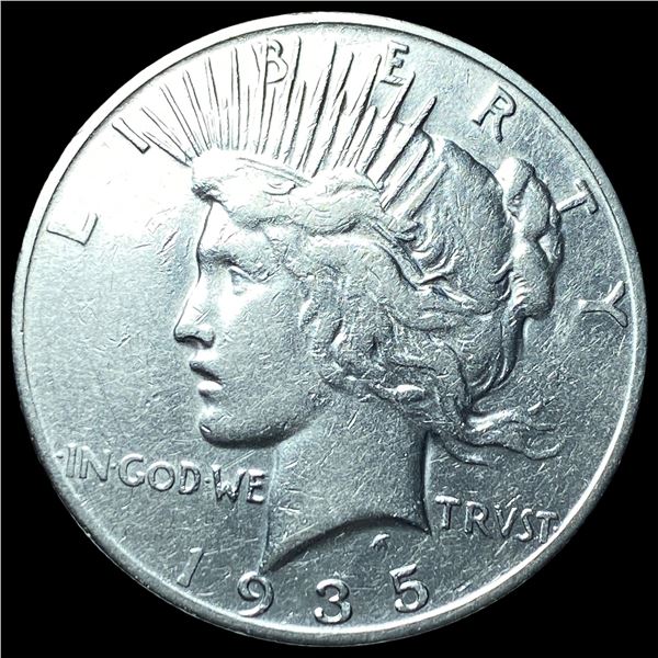 1935-S Silver Peace Dollar CLOSELY  UNCIRCULATED