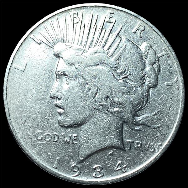 1934-D Peace Silver Dollar LIGHTLY CIRCULATED