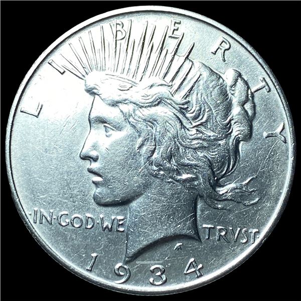 1934-D Silver Peace Dollar CLOSELY  UNCIRCULATED