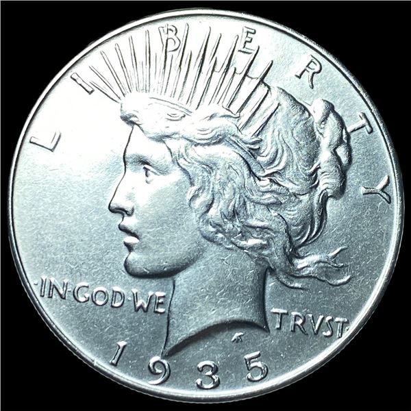 1935 Silver Peace Dollar CHOICE AU