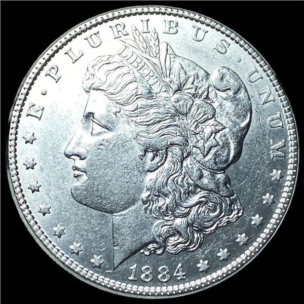 1884 Silver Morgan Dollar CLOSELY  UNCIRCULATED