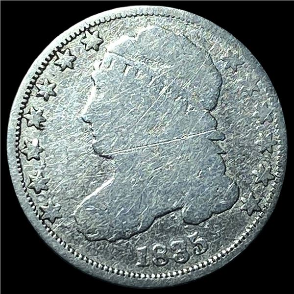 1835 Capped Bust Dime NICELY CIRCULATED