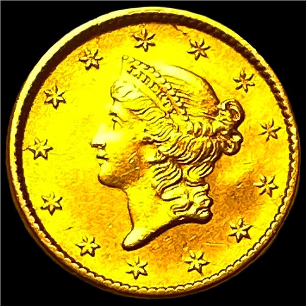 1853 Gold $1 Type 1 CLOSELY UNCIRCULATED