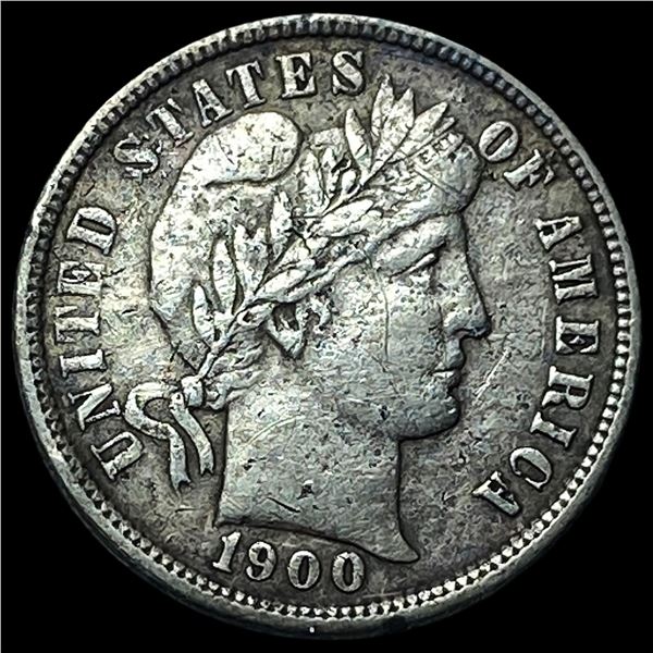 1900 Barber Dime CLOSELY UNCIRCULATED