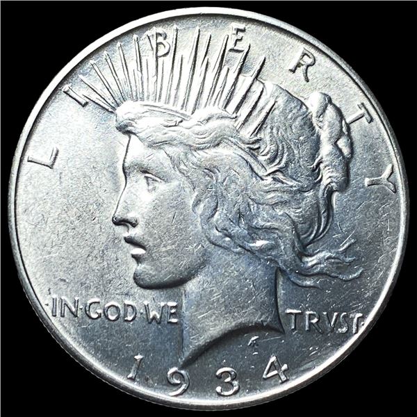 1934-S Silver Peace Dollar CHOICE BU
