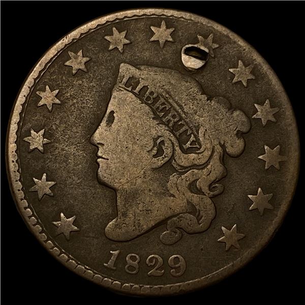 1829 Coronet Head Large Cent HIGH GRADE