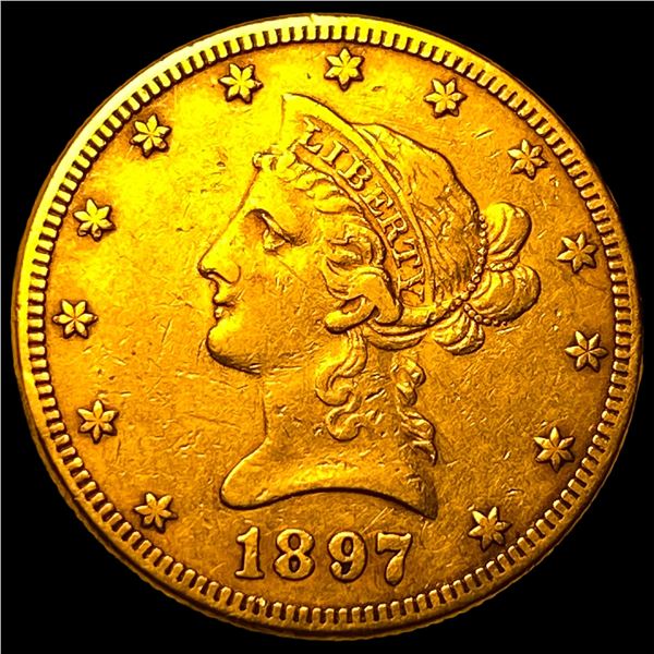 1897 Liberty Head Eagle $10 Gold CLOSELY UNCIRCULATED