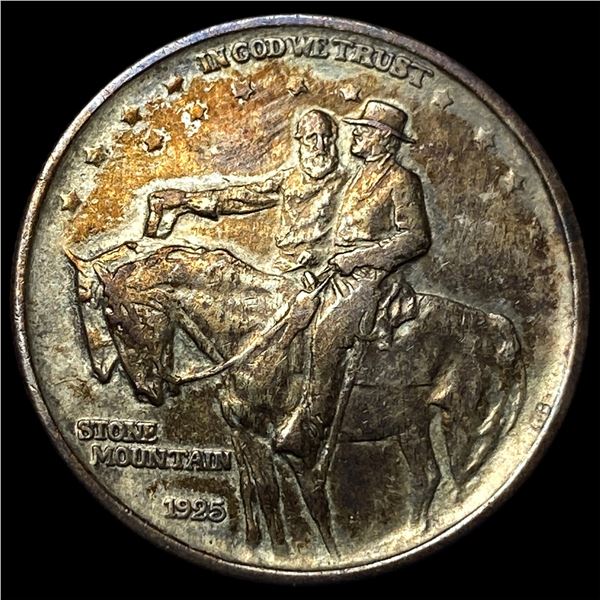 1925 Stone Mountain Silver Half Dollar CLOSELY UNCIRCULATED