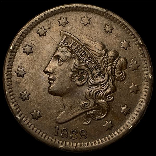 1838 Coronet Head Large Cent UNCIRCULATED