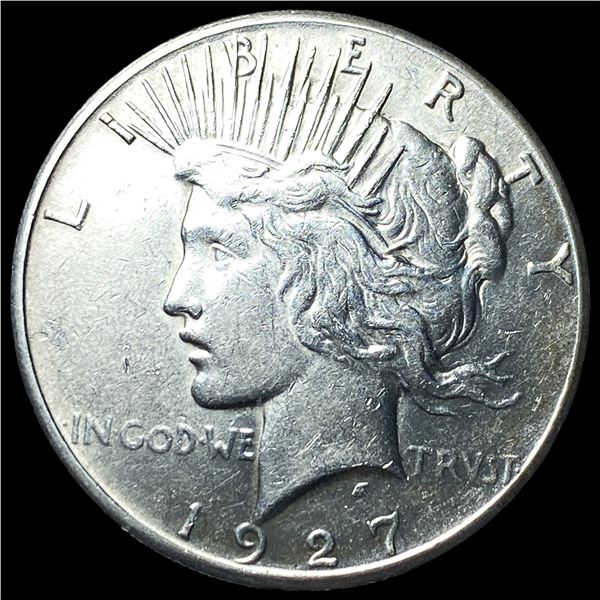 1927 Silver Peace Dollar CHOICE AU