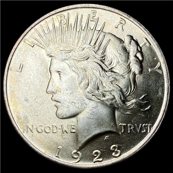 1923 Silver Peace Dollar GEM BU