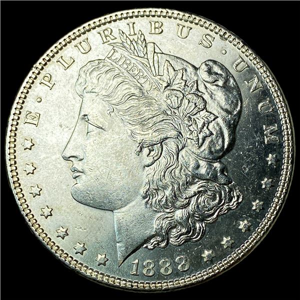 1888 Silver Morgan Dollar GEM BU