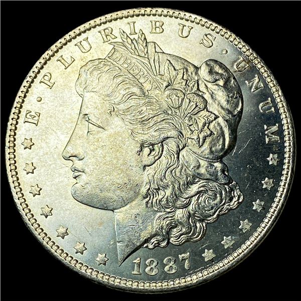 1887 Morgan Silver Dollar GEM BU