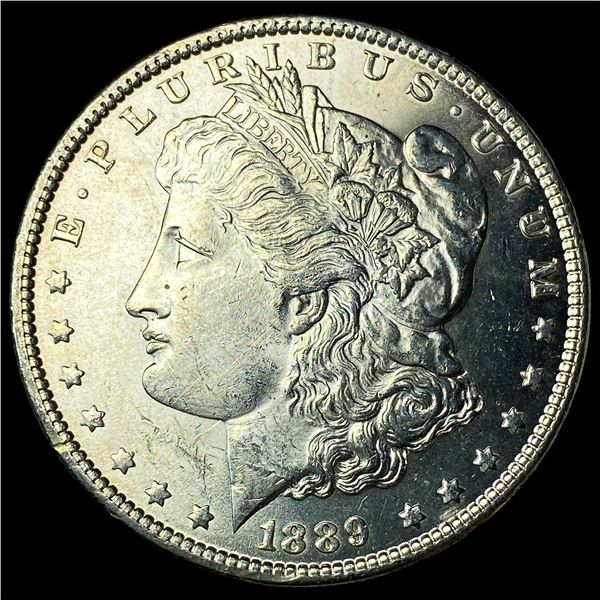 1889 Silver Morgan Dollar GEM BU
