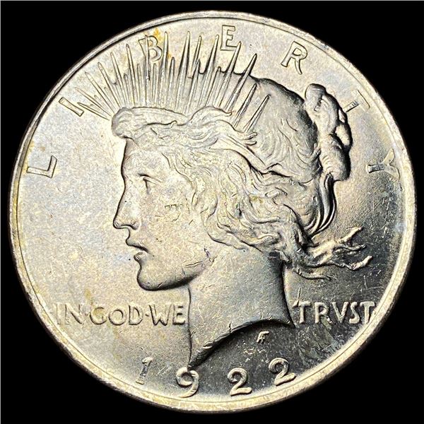 1922 Silver Peace Dollar GEM BU