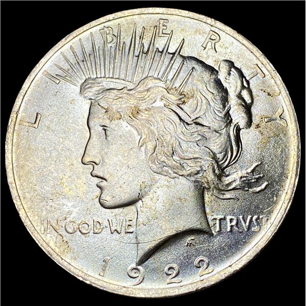 1922 Silver Peace Dollar CHOICE BU