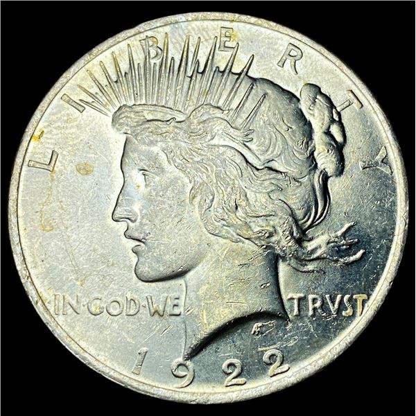 1922 Silver Peace Dollar GEM BU