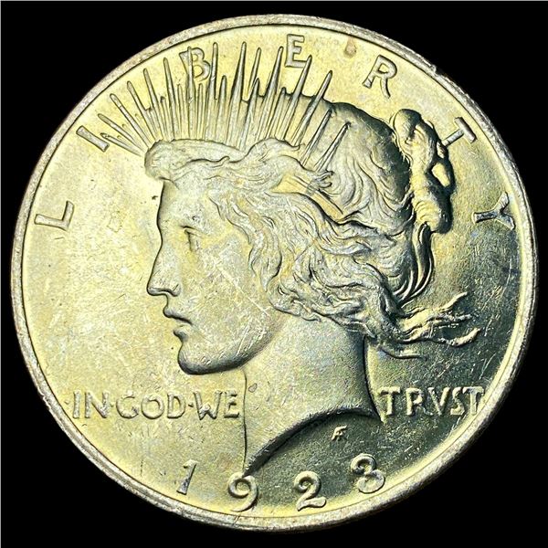 1923 Silver Peace Dollar GEM BU