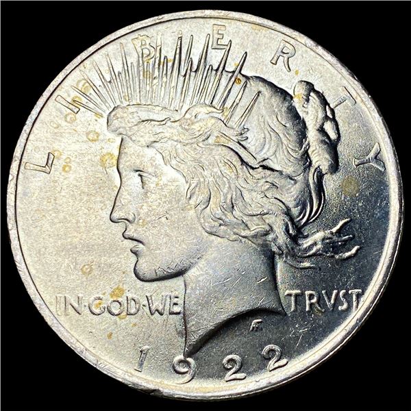 1922 Silver Peace Dollar GEM BU