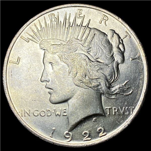 1922 Silver Peace Dollar GEM BU