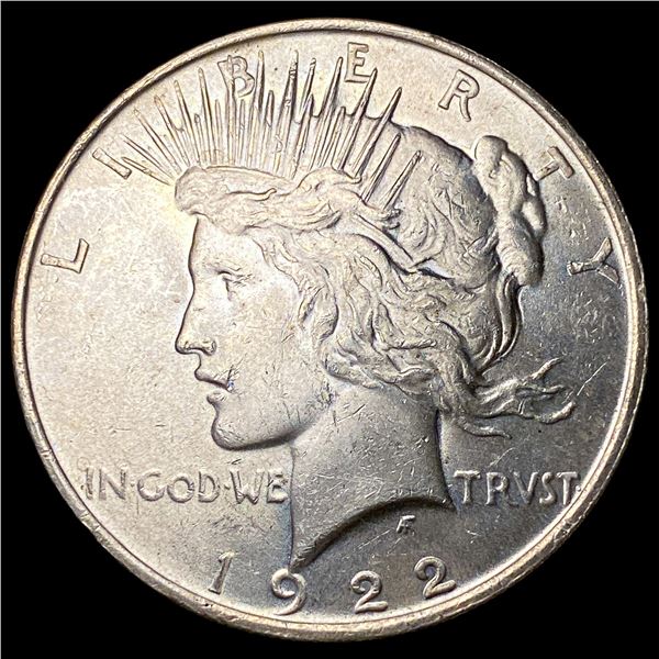 1922 Silver Peace Dollar GEM BU