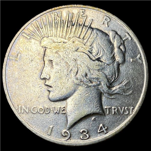 1934-D Silver Peace Dollar CLOSELY  UNCIRCULATED