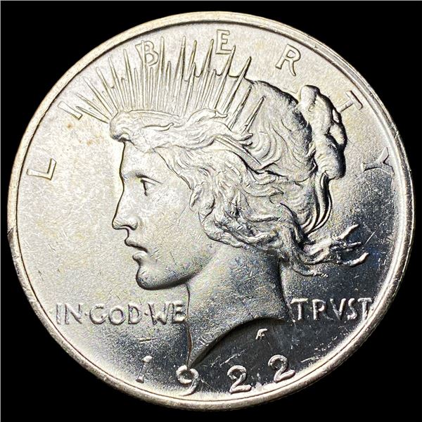 1922 Silver Peace Dollar GEM BU
