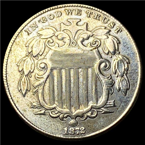 1872 Shield Nickel UNCIRCULATED
