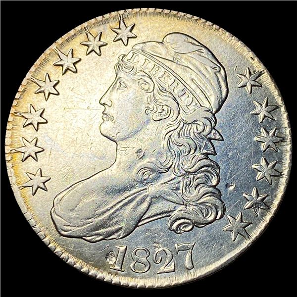 1827 Capped Bust Half Dollar CHOICE AU