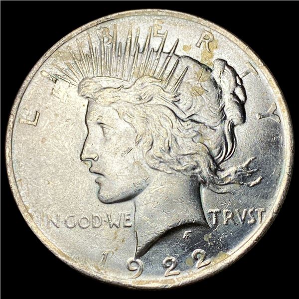 1922 Silver Peace Dollar GEM BU