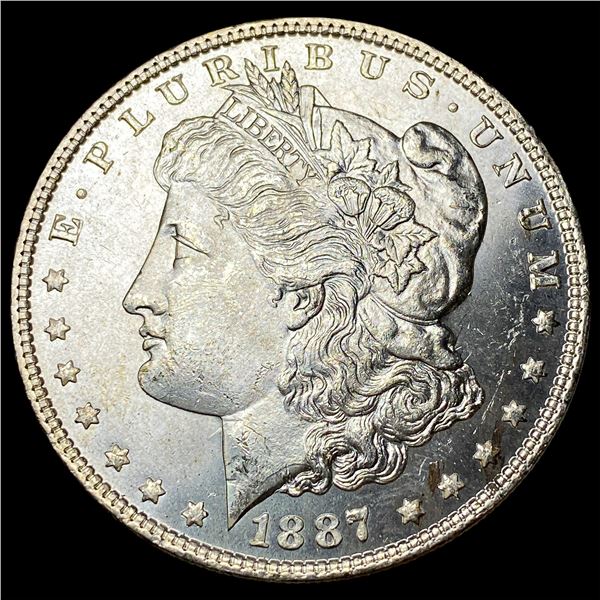 1887 Silver Morgan Dollar CHOICE BU