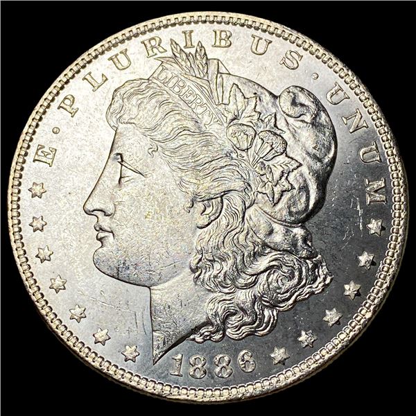 1886 PL Silver Morgan Dollar GEM BU