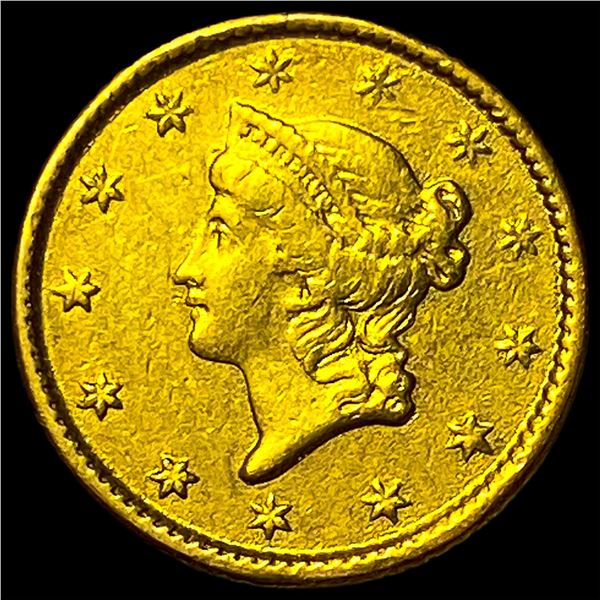 1853 Gold $1 Type 1 CLOSELY UNCIRCULATED