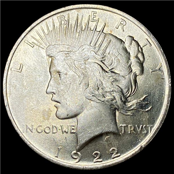 1922 Silver Peace Dollar GEM BU