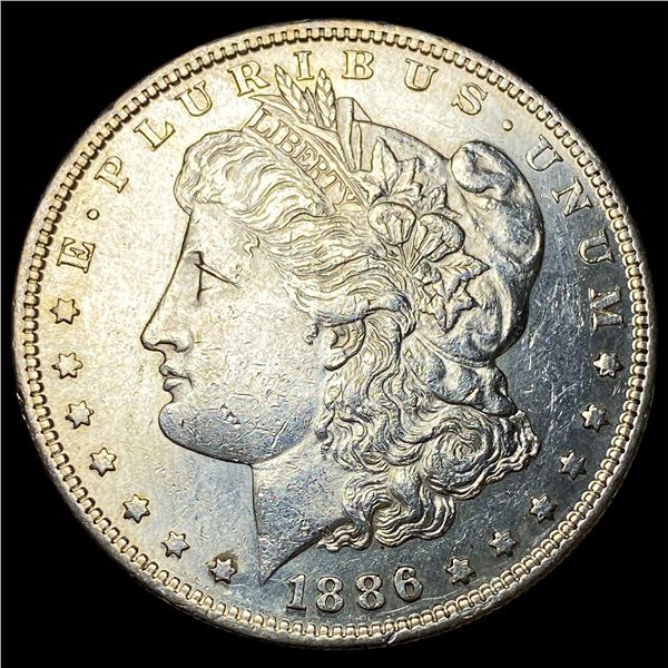 1886-S Silver Morgan Dollar CHOICE AU
