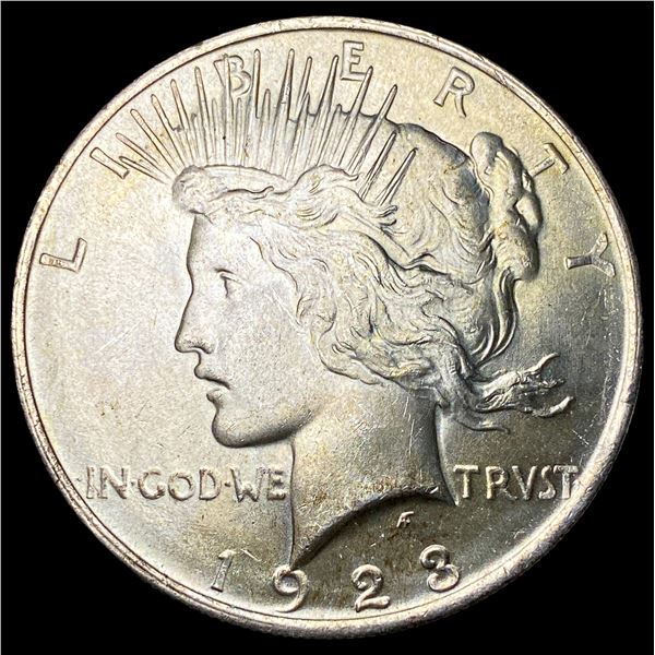 1923 Silver Peace Dollar CHOICE BU