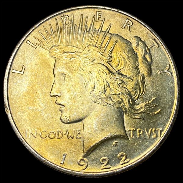 1922 Silver Peace Dollar GEM BU