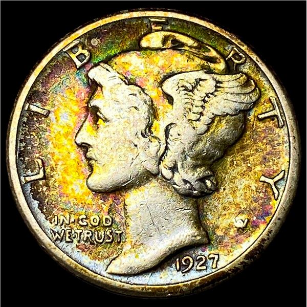 1927-S Silver Mercury Dime LIGHTLY CIRCULATED