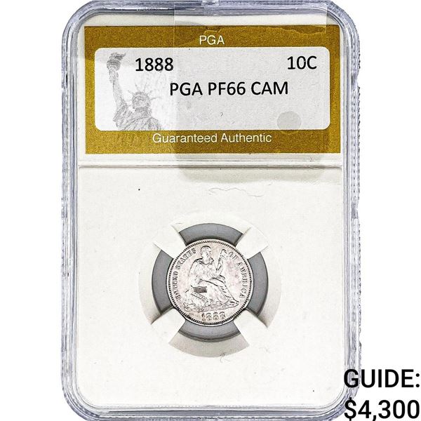 1888 Seated Liberty Dime PGA PF66 CAM