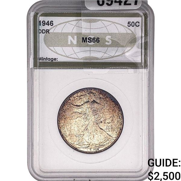 1946 Walking Liberty Half Dollar NGS MS66