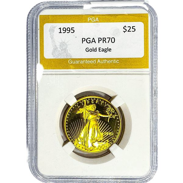 1995 1/2oz $25 Gold Eagle PGA PR70
