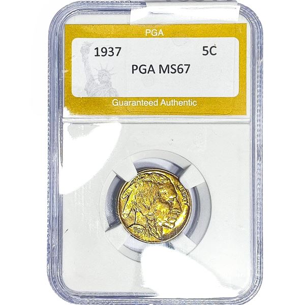 1937 Buffalo Nickel PGA MS67