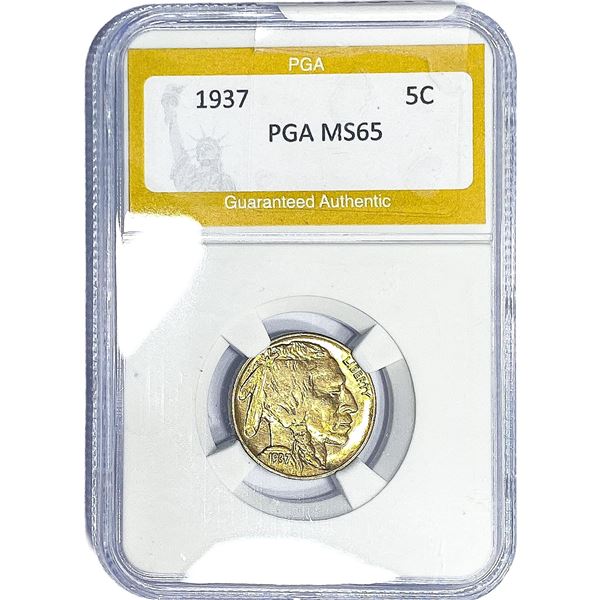 1937 Buffalo Nickel PGA MS65